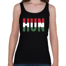 PRINTFASHION Hajrá Magyarország! - Női atléta - Fekete női trikó