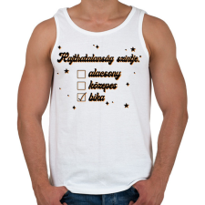 PRINTFASHION Hajthatatlanság szintje - Férfi atléta - Fehér atléta, trikó