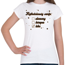 PRINTFASHION Hajthatatlanság szintje - Női póló - Fehér