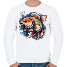 PRINTFASHION hal - Férfi pulóver - Fehér