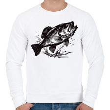 PRINTFASHION hal - Férfi pulóver - Fehér férfi pulóver, kardigán