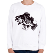 PRINTFASHION hal - Gyerek pulóver - Fehér gyerek pulóver, kardigán