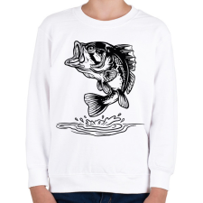 PRINTFASHION hal - Gyerek pulóver - Fehér gyerek pulóver, kardigán