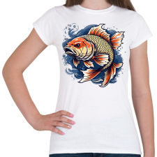 PRINTFASHION hal - Női póló - Fehér női póló
