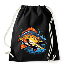 PRINTFASHION Hal - Sportzsák, Tornazsák - Fekete tornazsák