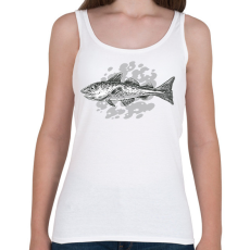 PRINTFASHION Halacska - Női atléta - Fehér