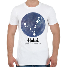 PRINTFASHION Halak - Férfi póló - Fehér férfi póló