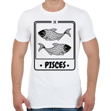 PRINTFASHION halak - Férfi póló - Fehér férfi póló
