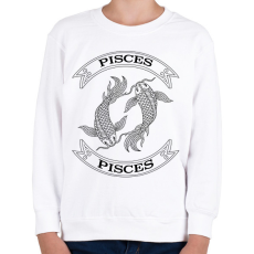 PRINTFASHION Halak - Gyerek pulóver - Fehér