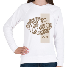 PRINTFASHION Halak horoszkóp - Női pulóver - Fehér női pulóver, kardigán