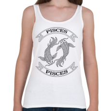 PRINTFASHION Halak - Női atléta - Fehér