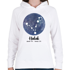 PRINTFASHION Halak - Női kapucnis pulóver - Fehér női pulóver, kardigán