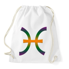 PRINTFASHION Halak - Sportzsák, Tornazsák - Fehér tornazsák