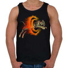 PRINTFASHION Halálugrás - Férfi atléta - Fekete