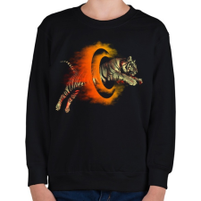 PRINTFASHION Halálugrás - Gyerek pulóver - Fekete gyerek pulóver, kardigán