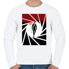 PRINTFASHION Half Life  - Férfi pulóver - Fehér