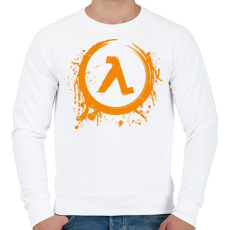 PRINTFASHION Half Life - Férfi pulóver - Fehér