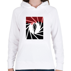 PRINTFASHION Half Life  - Női kapucnis pulóver - Fehér