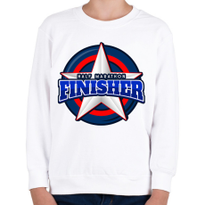 PRINTFASHION HALF MARATHON FINISHER 2 - Gyerek pulóver - Fehér