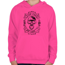 PRINTFASHION Halj meg utolsónak - Gyerek kapucnis pulóver - Fukszia gyerek pulóver, kardigán