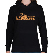 PRINTFASHION Halloween1 - Női kapucnis pulóver - Fekete női pulóver, kardigán