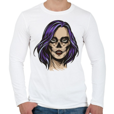 PRINTFASHION Halloween boszi - Férfi hosszú ujjú póló - Fehér férfi póló