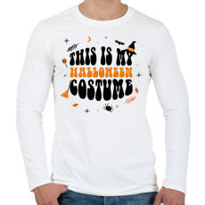 PRINTFASHION Halloween costume - Férfi hosszú ujjú póló - Fehér