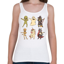 PRINTFASHION Halloween csapat - Női atléta - Fehér női trikó