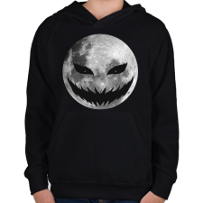 PRINTFASHION Halloween éjszaka - Gyerek kapucnis pulóver - Fekete gyerek pulóver, kardigán