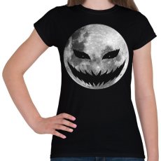 PRINTFASHION Halloween éjszaka - Női póló - Fekete