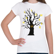 PRINTFASHION Halloween fa - Női póló - Fehér női póló