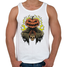 PRINTFASHION Halloween - Férfi atléta - Fehér