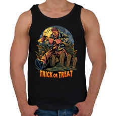 PRINTFASHION halloween - Férfi atléta - Fekete