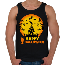 PRINTFASHION halloween - Férfi atléta - Fekete