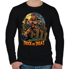PRINTFASHION halloween - Férfi hosszú ujjú póló - Fekete