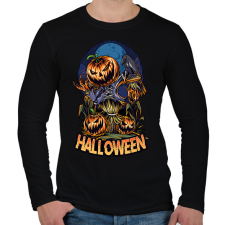 PRINTFASHION halloween - Férfi hosszú ujjú póló - Fekete férfi póló