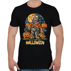 PRINTFASHION Halloween - Férfi póló - Fekete