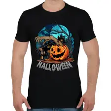 PRINTFASHION halloween - Férfi póló - Fekete férfi póló