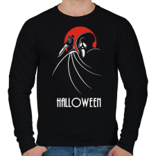 PRINTFASHION Halloween - Férfi pulóver - Fekete férfi pulóver, kardigán