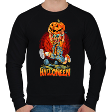 PRINTFASHION Halloween - Férfi pulóver - Fekete férfi pulóver, kardigán
