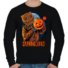 PRINTFASHION halloween - Férfi pulóver - Fekete