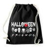 PRINTFASHION Halloween friends - Sportzsák, Tornazsák - Fekete