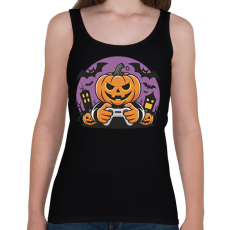 PRINTFASHION Halloween gamer - Női atléta - Fekete