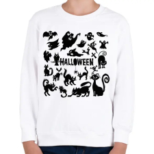 PRINTFASHION Halloween - Gyerek pulóver - Fehér gyerek pulóver, kardigán
