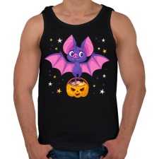 PRINTFASHION Halloween-i denevér - Férfi atléta - Fekete atléta, trikó