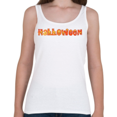 PRINTFASHION Halloween logó - Női atléta - Fehér