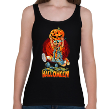 PRINTFASHION Halloween - Női atléta - Fekete női trikó