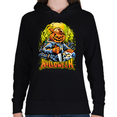 PRINTFASHION Halloween - Női kapucnis pulóver - Fekete