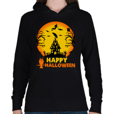 PRINTFASHION halloween - Női kapucnis pulóver - Fekete női pulóver, kardigán