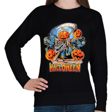 PRINTFASHION Halloween - Női pulóver - Fekete